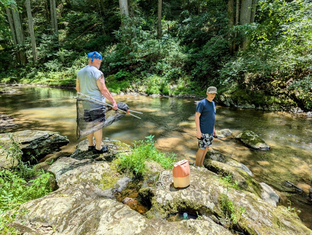 Creek with with Pappy